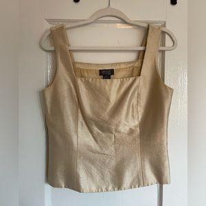 Lafayette 148 Silk square neck top